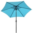 thumbnail image 5 of Ainfox 9ft Lake Blue Patio Umbrella with Push Button Tilt and Crank, UV and Waterproof Canopy, 5 of 7