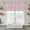 Pink, variant on Vintage Flower Pattern Tier Curtains 36 Inch Length, Spring Floral Leaves Plants Pink Cafe Short Curtains for Bathroom Over Sink, Small Kitchen Curtain Light Filtering Drapes 2 Panels 27.5"Wx36"L