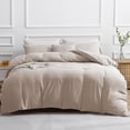 thumbnail image 1 of Duvet Cover Queen Piece Prewashed Ultra Soft Queen Bedding Set Features Zipper Closure and Corner Ties Includes Duvet Cover x & Pillowcases No Comforter, 1 of 7