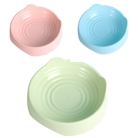 Walbest Cat Bowl Non Slip Cat Food Bowls Shallow Cat Water Bowls to Stress Relief of Whisker Fatigue, Pet Food Bowl Cat Feeding Wide Bowls Dog Bowl for Puppy Cats Dogs Small Animals