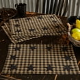 thumbnail image 2 of VHC Brands, Black Star, Cotton, 12x18, Placemat Set of 6, Black, 2 of 5