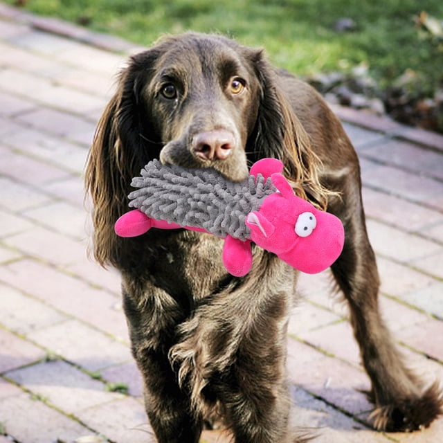 2 uds Juguete masticable para perros Bling Bling Rana Hipopótamo