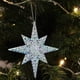 thumbnail image 1 of Adorno navideño acrílico con colgante de cristal de hielo | Decoración navideña colgante | Plástico transparente | Decoración navideña para el hogar, 1 of 6