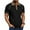 Black, variant on HOMADLES polo Shirts for Men Pique polo Color Block Lapel polo Shirt Black M