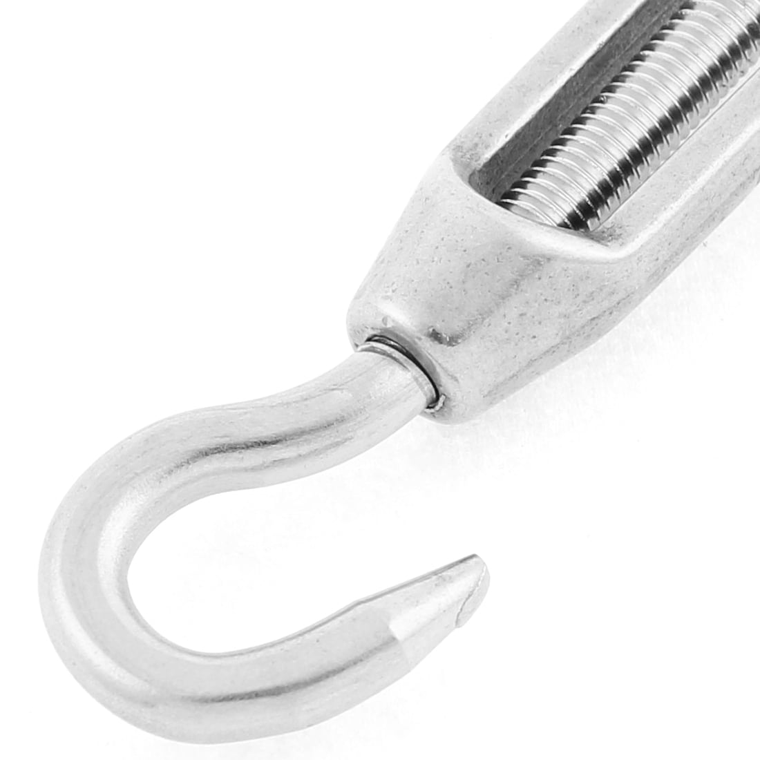 Stainless Steel 304 Wire Rope Tensioner Strainer Hook Eye Turnbuckle M4
