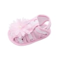 thumbnail image 5 of Baby Girls Summer Lace Flower Sandals Infant Toddlers Anti-slip Soft Sole Bottom Walking Princess Shoes Moccasins First Walkers, 5 of 5