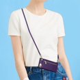 thumbnail image 2 of Crossbody Phone Case for iPhone SE 2022/2020 Case with Card Holder for Women,iPhone 7/8 Case Wallet with Strap Lanyard for Men,PU Leather Magnetic Clasp with Kickstand 4.7", Purple, 2 of 18