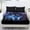 Wolf Print, variant on Bulopur Wolf Print Twin Size 3 Piece Sheet Set, Stay in Place Fade Stain Resistant Cooling Bed Sheets with All Around Elastic Cozy Bedsheet & Pillowcases