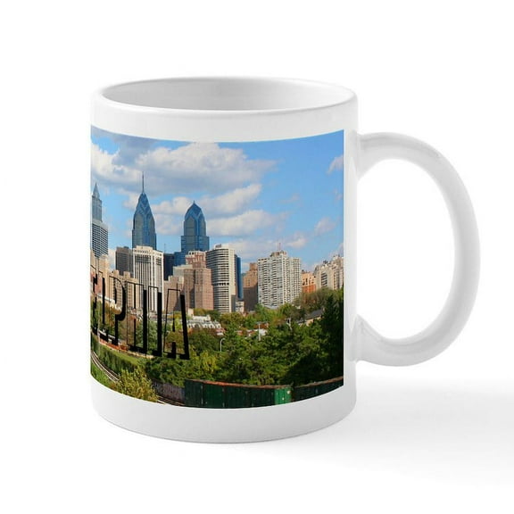 CafePress - Philadelphia Mug - 11 oz Ceramic Mug - Novelty Coffee Tea Cup
