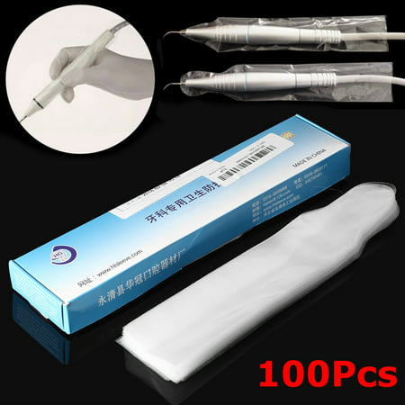 100Pcs Disposable Dental Ultrasonic Scaler Handle Protective Cover/Sleeve -
