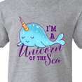 thumbnail image 4 of Inktastic Cute Narwhal I'm a Unicorn of the Sea Youth T-Shirt, 4 of 5