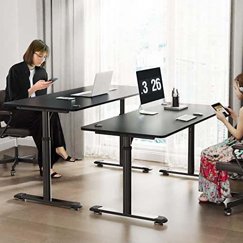 DESIGNA 60 Inch Height Adjustable Computer Gaming Desk, Large Standing