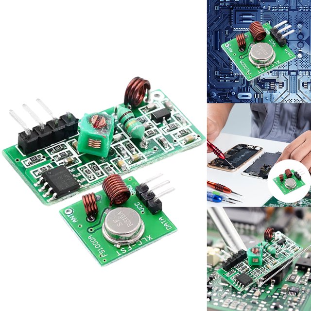 Módulo Transceptor RF Receptor 315/433 MHz 3.5-12V/DC5V 10MW para