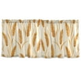 thumbnail image 7 of Yayeee Kitchen Curtains Set of 2 Light Filtering 57"x24" Over Sink Window Panels, Wheat Ears Pattern, 7 of 7