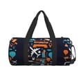 thumbnail image 2 of Gaeub Creative Transport Lightweight Travel Cylinder Bag Gym Tote Bag Sports Training Duffle Bag with Pockets and Straps, 2 of 8
