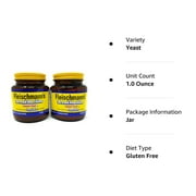 Fleischmanns Bread Machine Yeast, Also Ideal for All Rapid Rise Recipes, Equals 16 Envelopes, 4 oz Jar (Pack of 2)