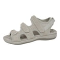 thumbnail image 1 of Bmisegm Ladies Summer Casual Solid Colour Hollow Rome Large Size Flat Bottom Thick Bottom Sandals Womens Sandals Summer Grey 7, 1 of 9
