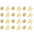 thumbnail image 3 of 12 Pcs Badges en Forme d'Étoile Épingles à Revers Badges de Note d'Étoile Décorations de Costume de Fête, 3 of 7