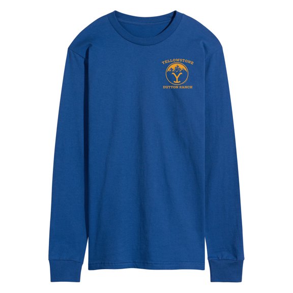 Yellowstone - Circular Lock 86 Left Chest - Men's Long Sleeve T-Shirt