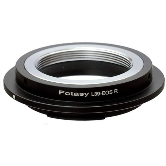 Fotasy Adjustable M39 Lens to Canon EOS RF Mirrorless Camera Adapter, Copper Mount, fits Leica M39 / L39 / LTM/ 39MM Screw Mount Lens & Canon EOS RF Camera EOS R EOS RP R3 R5 R6