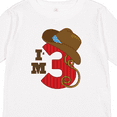 thumbnail image 4 of Inktastic Cowboy 3rd Birthday I'm Three Girls Long Sleeve Toddler T-Shirt, 4 of 5