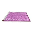 thumbnail image 3 of Machine Washable Abstract Purple Modern Rug, wshabs3848pur, 3 of 4
