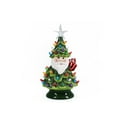 thumbnail image 2 of 11 Inch LED Christmas Tree Decor with Lights - Realistic Resin Tabletop Holiday Decoration for Home & Office, 2 of 7
