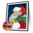 thumbnail image 3 of Cuadros Decorativos Decoración navideña de Papá Noel pintura de diamantes de imitación artesanal Ehuebsd artesanía de arte de taladro de forma especial parcial para decoración del hogar de pared, 3 of 8