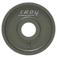 thumbnail image 2 of 300 lb. Cast Iron Olympic Weight Plate Set w/ Bar by Troy Barbell, 2 of 4