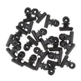 thumbnail image 2 of Paquete de 80 clips de papel de carpeta con bisagras de metal para manualidades, bolsas de alimentos, dibujos, fotografía kusrkot  clips, 2 of 8