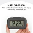 thumbnail image 4 of Digital Electronic Clock, LED Display Alarm Clock with Snooze Function, 12/24H Switching, Countdown Timer, Stereo Digital Display, Suitable for Bedroom/Dormitory, 4 of 8