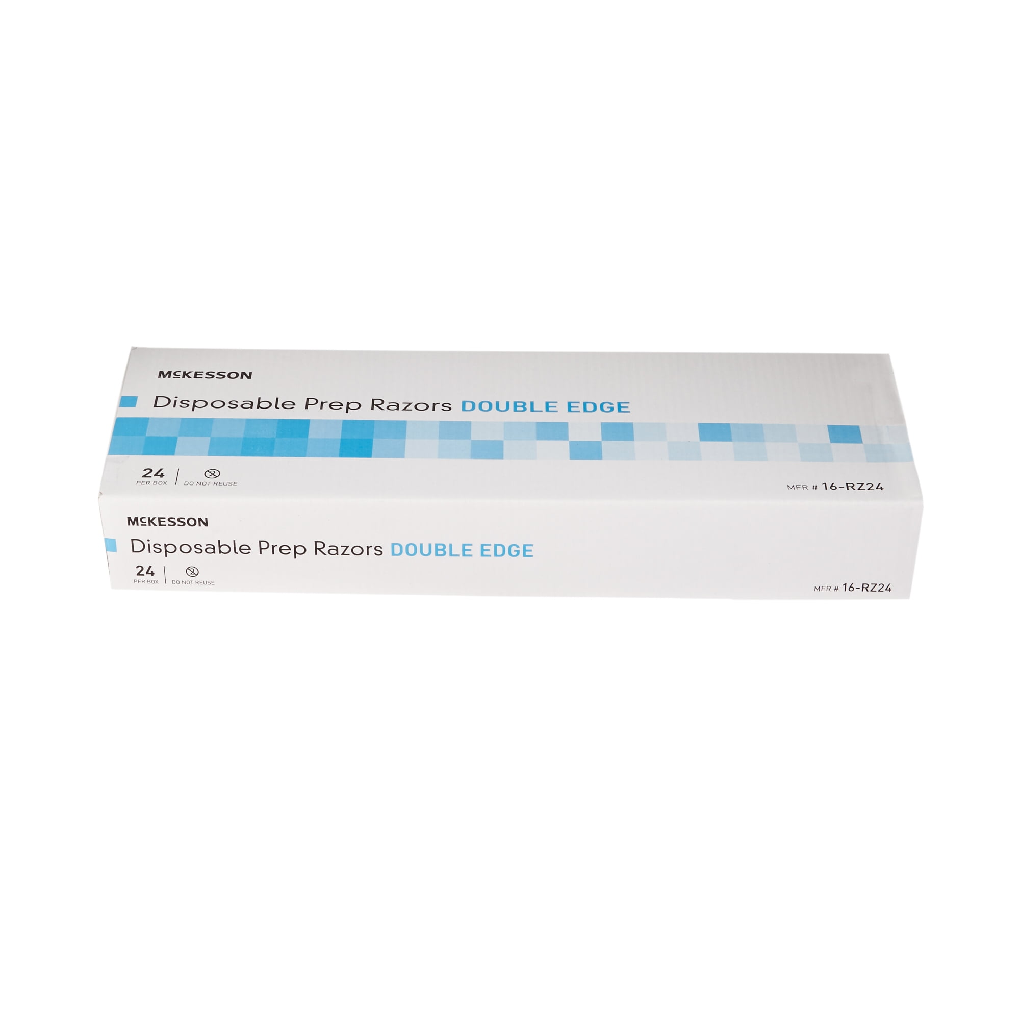 McKesson Disposable Razors - Single Blade, Fixed Head Medical Razor, 24 Count, 6 Packs, 144 Total