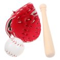 thumbnail image 1 of WASHWEPE 1 Set Mini Baseball Toys Red Abs Miniature Sports Items For Collectors And Decorative Use, 1 of 8