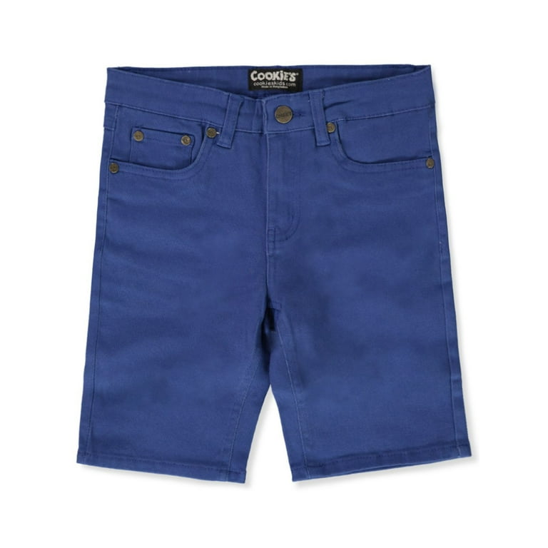 Royal blue denim on sale shorts