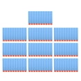thumbnail image 1 of 100 Uds pistola de juguete balas de repuesto suave dardos accesorio reutilizable de espuma EVA (azul cielo), 1 of 14