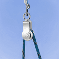 thumbnail image 3 of Cable Pulley Wheel Stainless Steel Swivel Pulley Block Silence Rotation Traction Wheel for System Lifting Gym 4Pcs,4 x rope pulley,Silver, 3 of 6