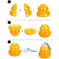thumbnail image 2 of JShteea Trampa para Abejas en Forma Calabaza Atrapamoscas Portátil Tóxico para Interiores Y Exteriores, 2 of 9
