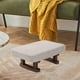 thumbnail image 5 of Pequeño banco decorativo minimalista otomano moderno rectangular taburete escalón para Color llano, 5 of 9