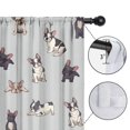 thumbnail image 4 of Blackout Kids Curtains,Boston Terrier Childrens Insulated Curtains Set Of 2,Bedroom Essentials,Toddler Room Decor 52x84in(132x213cm), 4 of 4