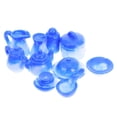 thumbnail image 1 of SHOWERORO 10 Pcs Resin Mini Ceramic Tea Set Blue Dollhouse Dishes For Children, 1 of 6