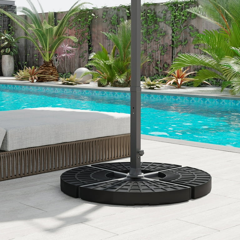 amazon umbrellas de patio Best Sellers: Best & Shade __tab3:shade-height-calculator brightly colored 8 foot color:Flat Black AMMSUN Patio Umbrella Steel