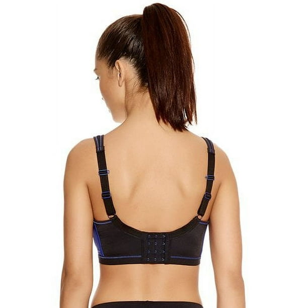 Freya Epic Womens Underwire Crop Top Sports Bra with Molded Inner, 32GG