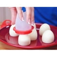 thumbnail image 2 of Egglettes - Cooking Hard-Soft Boiled Mini-Omelettes Egg Cooker - Set of 6 - Clear Plastic, 2 of 4