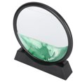 thumbnail image 2 of Quicksand 3D Glass Desktop Room Ornament Craft - Green 7in, 2 of 15