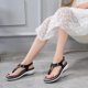 thumbnail image 1 of Sandalias nuevas Sandalias de playa con hebilla de metal para mujer Sandalias de mujer con tacón de cuña a la moda Sandalias casuales para mujer Wmkox8yii sa4231, 1 of 5