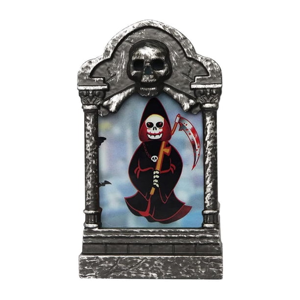 Lápida Luz Lápidas Estatuilla Luz Para Decoración De Halloween Serendint HA040043-01