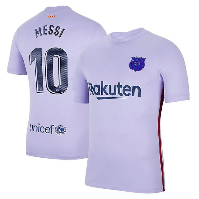 21-22 Fc Barcelona Camiseta Visitante Número 10 Lionel Messi Jersey-L- BmatwkZeng Bmatwe Jersey