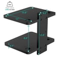 thumbnail image 2 of Estante flotante para TV, soporte para proyector WALI de 10 kg, color negro, 2 of 7