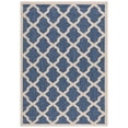 thumbnail image 3 of Safavieh Courtyard Amber Geometric Indoor/Outdoor Area Rug, Blue/Beige, 6'7" x 9'6", 3 of 11