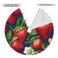 thumbnail image 4 of Kll 48" Christmas Tree Skirt Strawberry2 Xmas Tree Skirts Mat For New Year Xmas Holiday Party Indoor Outdoor Home Decoration, 4 of 9